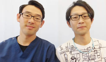 かがやき鍼灸整骨院に来院する患者様とスタッフ